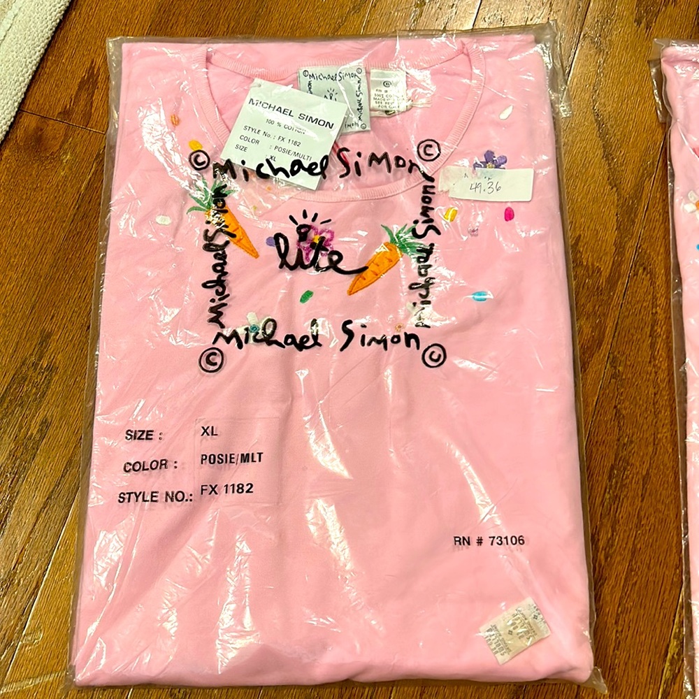 Michael Simon Playful Pink Maxi Dress